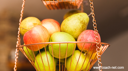 Hanging fruit basket